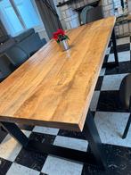 Table en bois pour salle a mangé careé 2 x1m en bois naturel, Maison & Meubles, Tables | Tables à manger, Enlèvement ou Envoi