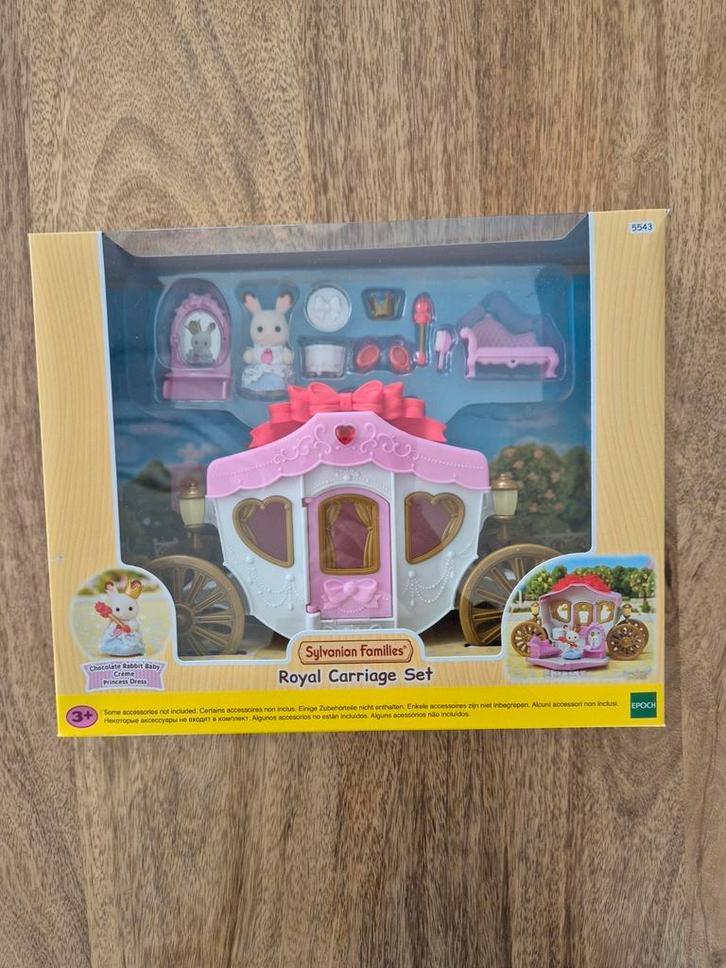 Epoch Sylvanian Families 5543 : Royal Carriage Set, Kinderen en Baby's, Speelgoed | Actiefiguren, Nieuw, Ophalen of Verzenden