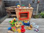 houten speelkeuken met veel toebehoren, Ophalen, Zo goed als nieuw, Hout, Speelkeuken