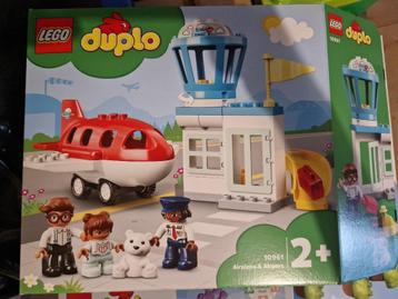 Duplo Vliegtuig & vliegveld 2+, Enlèvement ou Envoi, Comme neuf, Ensemble complet, Duplo