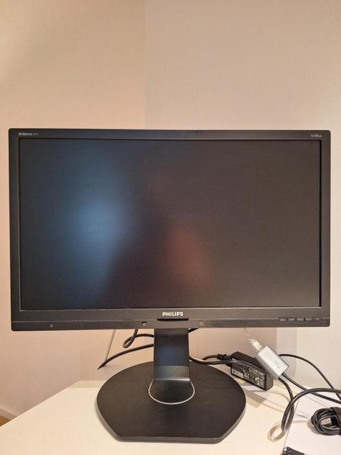 Moniteur PHILIPS Brilliance 241P SOFT blue, Computers en Software, Monitoren, Refurbished, 61 t/m 100 Hz, DisplayPort, DVI, HDMI