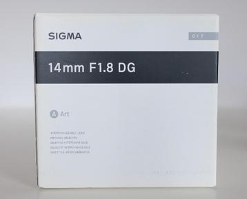 Sigma 14mm F1.8 DG HSM Art Canon beschikbaar voor biedingen