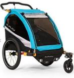Fietskar - Burley D’Lite X Aqua - voor 2 kinderen, Fietsen en Brommers, Ophalen, Opvouwbaar, Burley, 20 tot 40 kg
