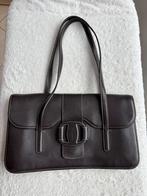 Salvatore Ferragamo leren schoudertas, Ophalen of Verzenden, Gebruikt, Bruin, Schoudertasje