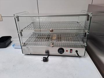 Warmhoudvitrine in perfecte staat.  beschikbaar voor biedingen