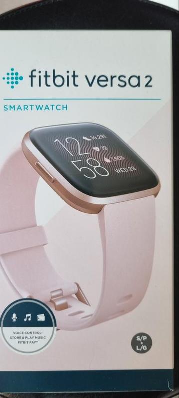 Fitbit Versa 2 als nieuw! Lichtroze, Enlèvement, Comme neuf