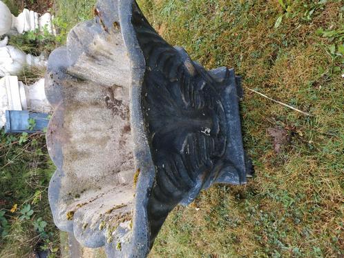 Betonnen vierkante sierbloembak, zwaar model, Tuin en Terras, Bloembakken en Plantenbakken, Ophalen