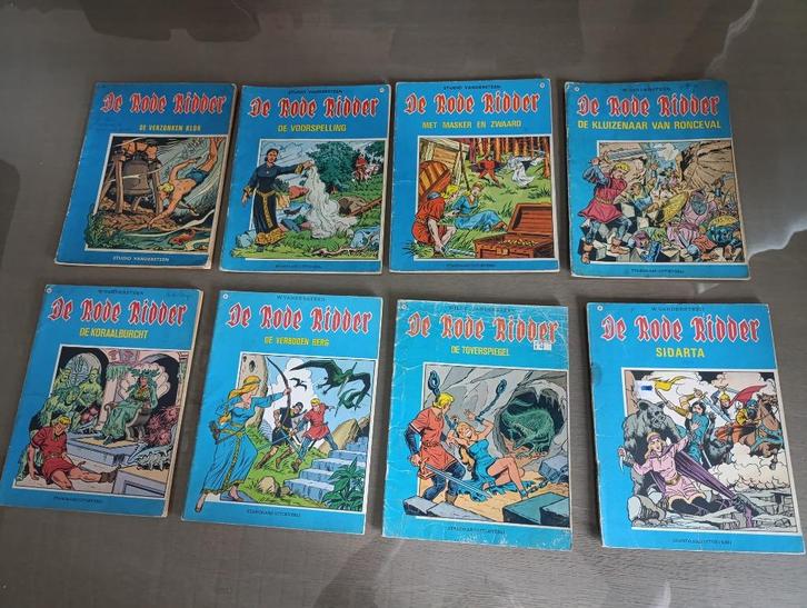 de rode ridder, Boeken, Stripverhalen, Gelezen, Meerdere stripboeken, Ophalen of Verzenden