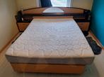 2 persoonbed, Queen size, 140 cm, Brun, Enlèvement