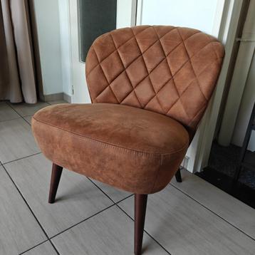 Fauteuil cognac kleur beschikbaar voor biedingen