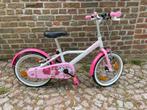 Meisjesfiets 16 inch, Fietsen en Brommers, Fietsen | Kinderfietsjes, Ophalen, Zo goed als nieuw, 16 tot 20 inch, B-Twin