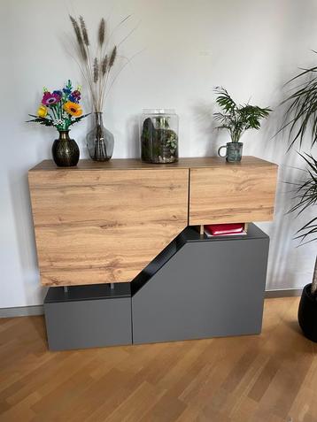 3-delige houten meubelset - tv-meubel, salontafel en kast! beschikbaar voor biedingen
