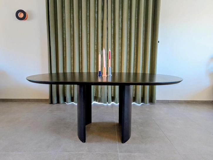 Uitschuifbare tafel in Fest Amsterdam-stijl, Huis en Inrichting, Tafels | Eettafels, Zo goed als nieuw, 100 tot 150 cm, 200 cm of meer