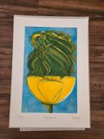 Jean Messagier Paysagesorbet 1985 Aquatint nº 58/60, Antiek en Kunst, Ophalen