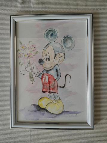 Aquarel Mickey Mouse beschikbaar voor biedingen