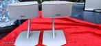 Bose 321 luidsprekers zilvergrijs met tafel standaatds 2x, Ophalen of Verzenden, Zo goed als nieuw