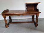 Houten telefoon tafeltje, Ophalen
