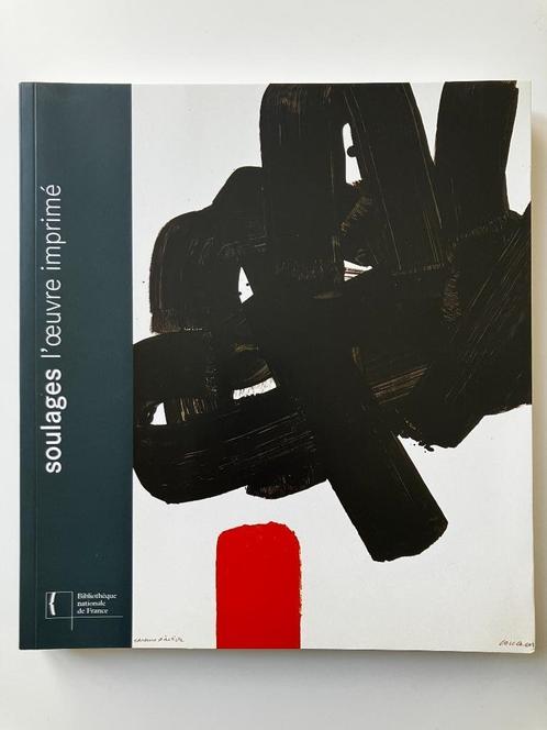 Soulages l'oeuvre imprimé (Bibliothèque nationale de France), Boeken, Kunst en Cultuur | Beeldend, Ophalen