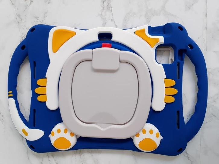 Apple iPad Case Air 11, Pro 11: 10.9 inch (Blue Cat), Computers en Software, Tablet-hoezen, Nieuw, Bescherming achterkant, 10 inch