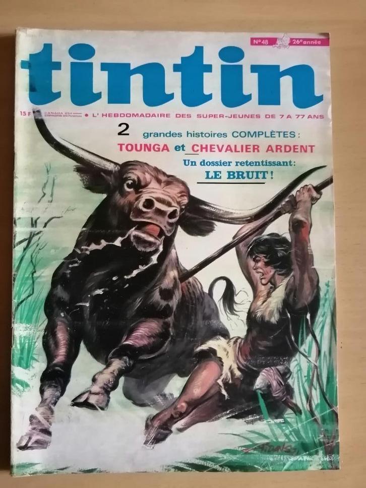 Le journal de Tintin numéro 48 - 30/11/71, Verzamelen, Tijdschriften, Kranten en Knipsels, Krant, Ophalen of Verzenden