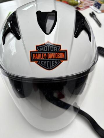 Casque Harley-Davidson blanc (Taille M)  beschikbaar voor biedingen