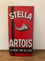 Stella Artois Emaille Reclamebord, Ophalen, Zo goed als nieuw, Reclamebord