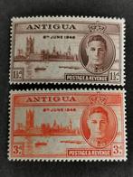 Antigua 1946 - George VI et fin de la Seconde Guerre mondial, Amérique centrale, Enlèvement ou Envoi, Non oblitéré