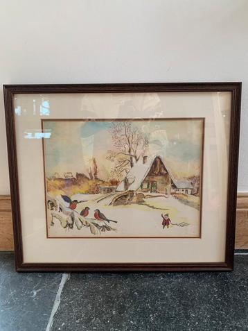 Schilderij winterlandschap, Enlèvement ou Envoi