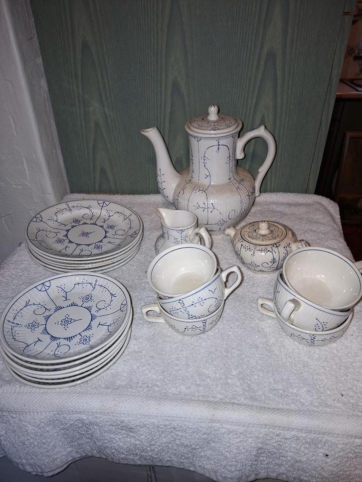 koffieservies Boch, begin 1900, Antiek en Kunst, Curiosa en Brocante, Ophalen of Verzenden