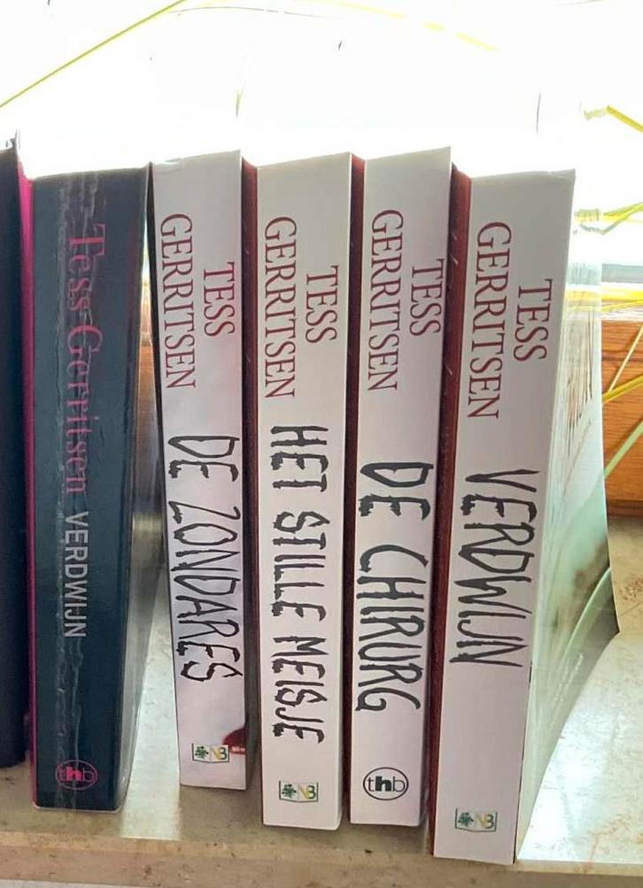 Boeken van Tess Gerritsen, Boeken, Thrillers, Zo goed als nieuw, België, Ophalen