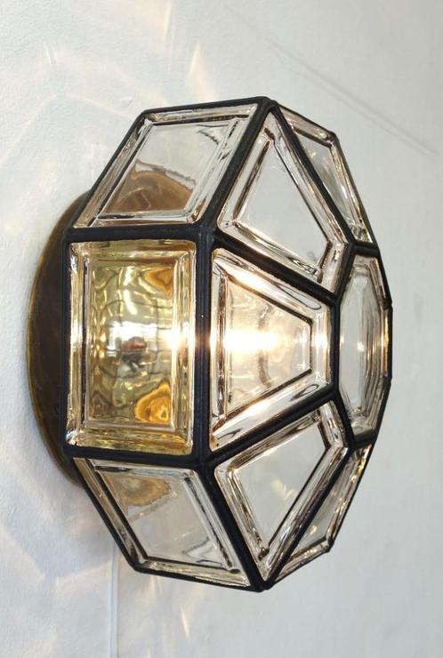 Vintage wandlamp Glashütte Limburg plafondlamp Art Deco, Maison & Meubles, Accessoires pour la Maison | Autre, Utilisé, Enlèvement ou Envoi