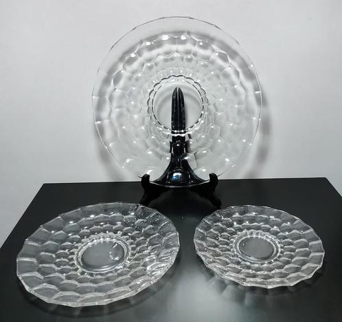 Luxval model "Écailles" Val Saint Lambert, Antiek en Kunst, Antiek | Glaswerk en Kristal, Ophalen of Verzenden