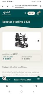 Scooter sterling S425, Diversen, Brommobielen en Scootmobielen, Ophalen, Zo goed als nieuw, Sterling, 11 t/m 15 km/u