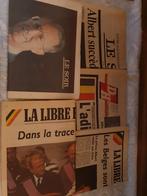 6 journaux Albert succède à Baudouin 1er, Journal ou Magazine, 1980 à nos jours, Enlèvement ou Envoi