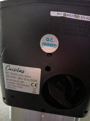 Friteuse cuisilux 4l, Electroménager, Friteuses, Enlèvement, Comme neuf