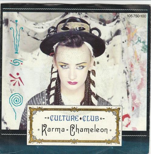 45T: Culture Club: Karma Chameleon  Pop, Cd's en Dvd's, Vinyl Singles, Gebruikt, Single, Pop, 7 inch, Ophalen of Verzenden
