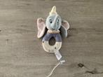 Disney Dumbo pluche baby rammelaar, Ophalen of Verzenden, Zo goed als nieuw, Rammelaar