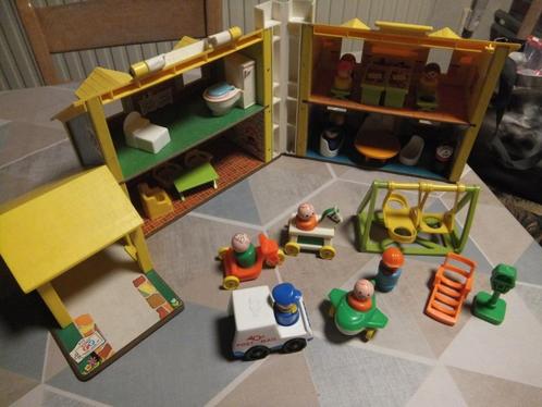 poppenhuisje,geel, Kinderen en Baby's, Speelgoed | Fisher-Price, Gebruikt, Speelset, Ophalen of Verzenden