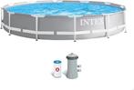 Intex bovengronds zwembad, Ophalen, Minder dan 80 cm, Rond, 300 cm of meer