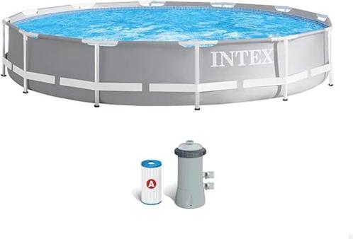 Intex bovengronds zwembad, Tuin en Terras, Zwembaden, Zo goed als nieuw, Opzetzwembad, Minder dan 80 cm, 200 tot 400 cm, 300 cm of meer