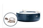 Pure Spa gonflable INTEX Blue Navy rond 4 places, Jardin & Terrasse, Bains à remous et Spas, Enlèvement, Utilisé, Gonflable