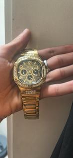 Horloge Guess, Handtassen en Accessoires, Horloges | Heren, Gebruikt, Polshorloge, Goud, Goud