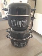 2 Mosselpotten "Bon Appetit", Ophalen of Verzenden, Zo goed als nieuw, Overige materialen, Inductieplaat