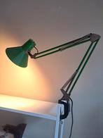 Vintage Groene bureaulamp, Ophalen of Verzenden, Zo goed als nieuw