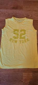 fluo gele t-shirt zonder mouwen maat 158 - 164, Garçon, Andere, Enlèvement ou Envoi, Chemise ou À manches longues