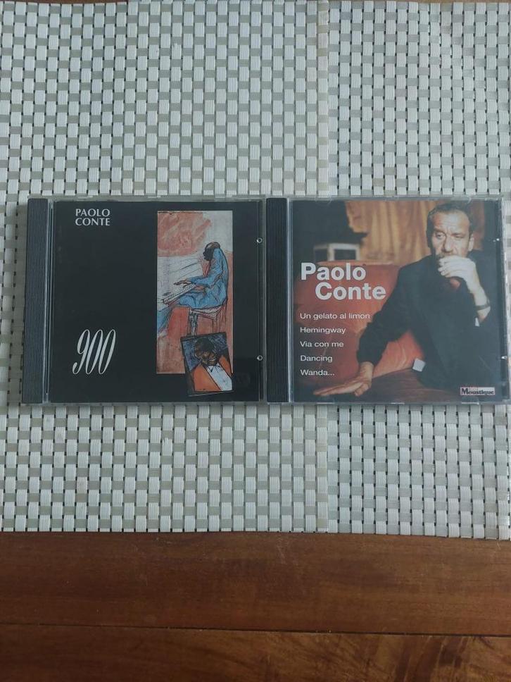 CD - Paolo Conte Lot de 2 cds, Cd's en Dvd's, Cd's | Pop, Gebruikt, Ophalen