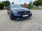 Mercedes-Benz c 200 d automaat AMG line 2021, 4 deurs, Beige, Blauw, Leder
