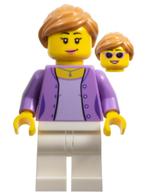 Lego figuur sc061 Race Visitor - Female / B1, Ophalen of Verzenden, Zo goed als nieuw, Losse stenen, Lego