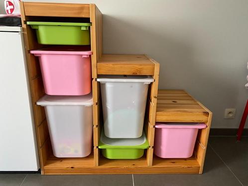 Opbergcombinatie met bakken, Kinderen en Baby's, Kinderkamer | Commodes en Kasten, Gebruikt, Kast, 90 tot 105 cm, 75 tot 100 cm