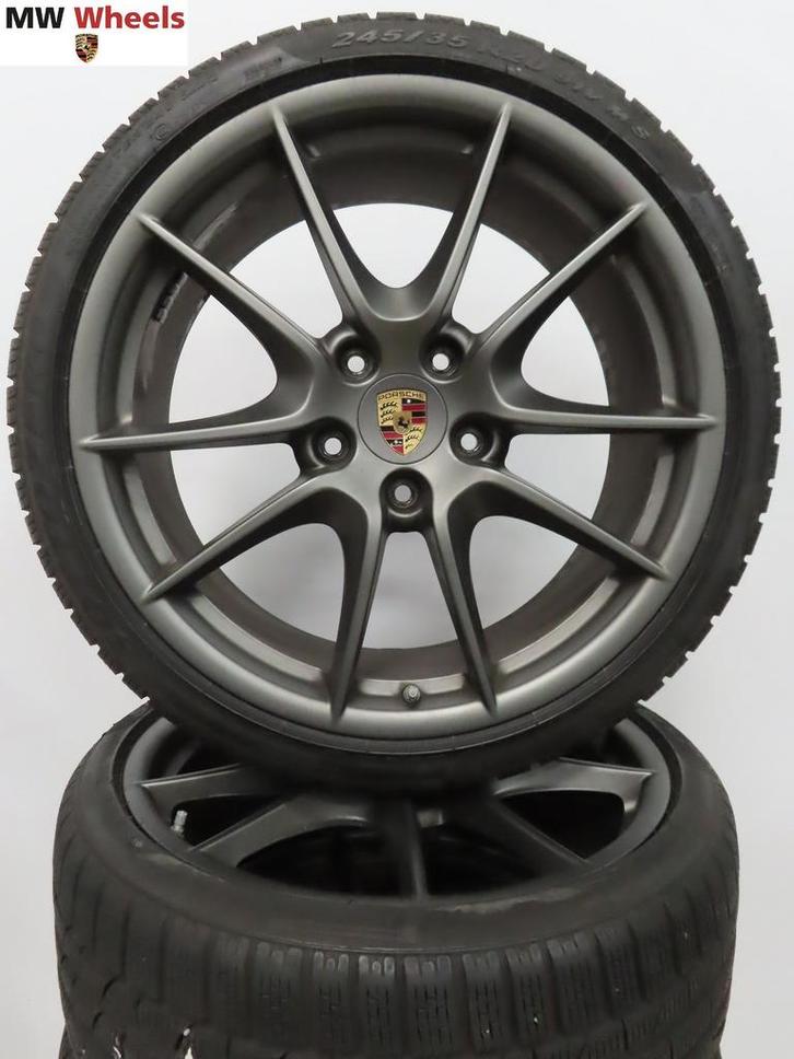 Porsche 20 inch Origineel velgen 911 991  4 S winterbanden, Auto-onderdelen, Banden en Velgen, Banden en Velgen, Winterbanden